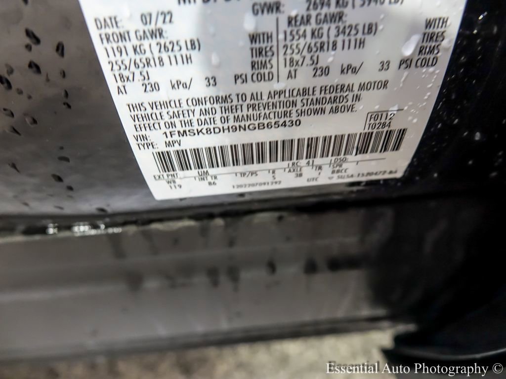 Certified 2022 Ford Explorer XLT image 31