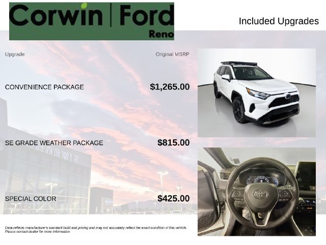 Used 2023 Toyota RAV4 SE w/ Convenience Package AWD/4WD image 3