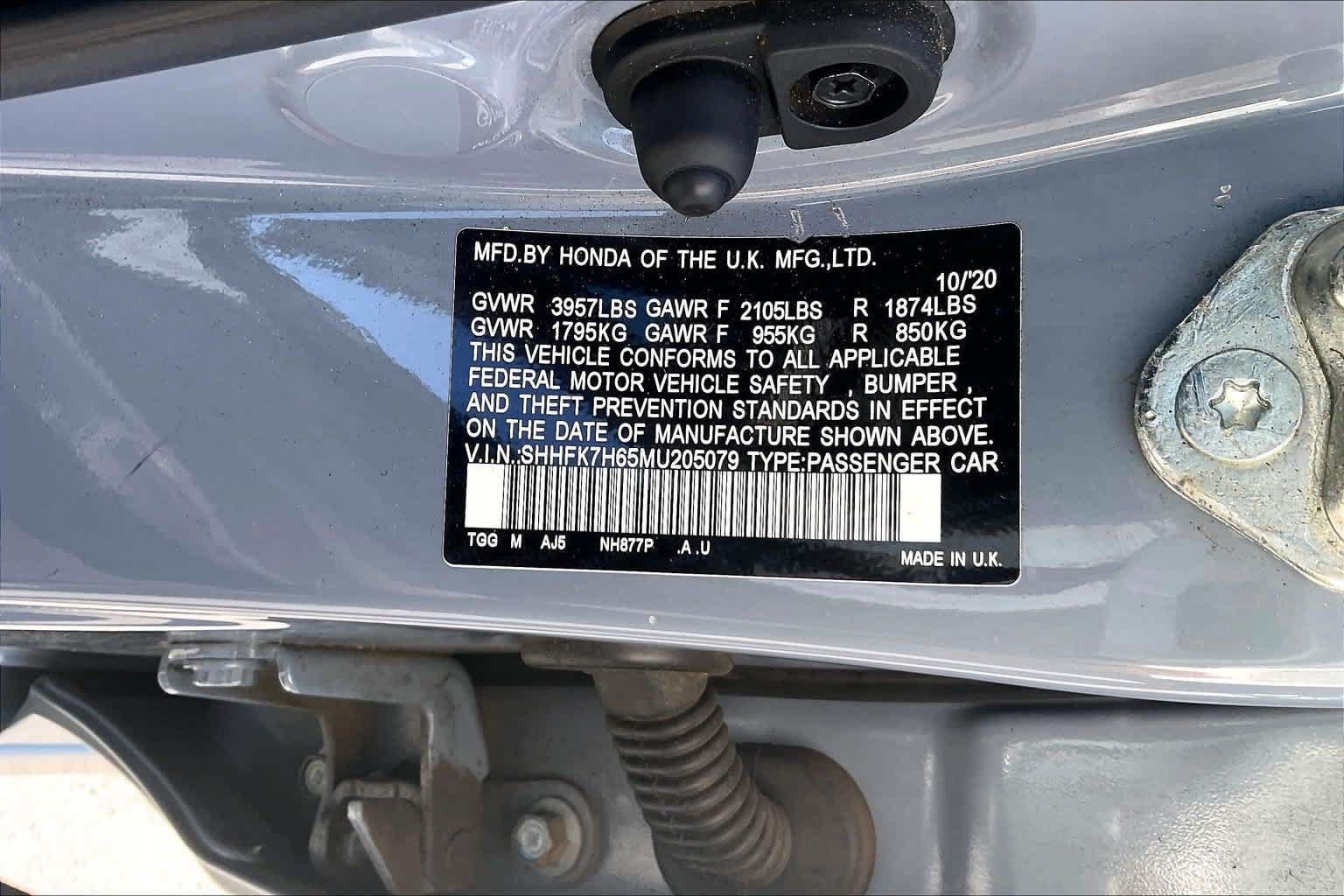 Used 2021 Honda Civic EX image 20