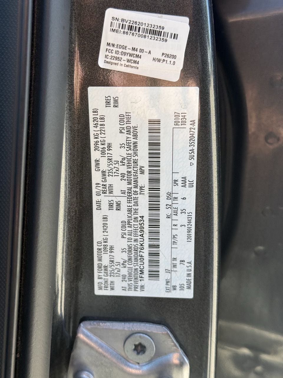 Certified 2019 Ford Escape S FWD image 29