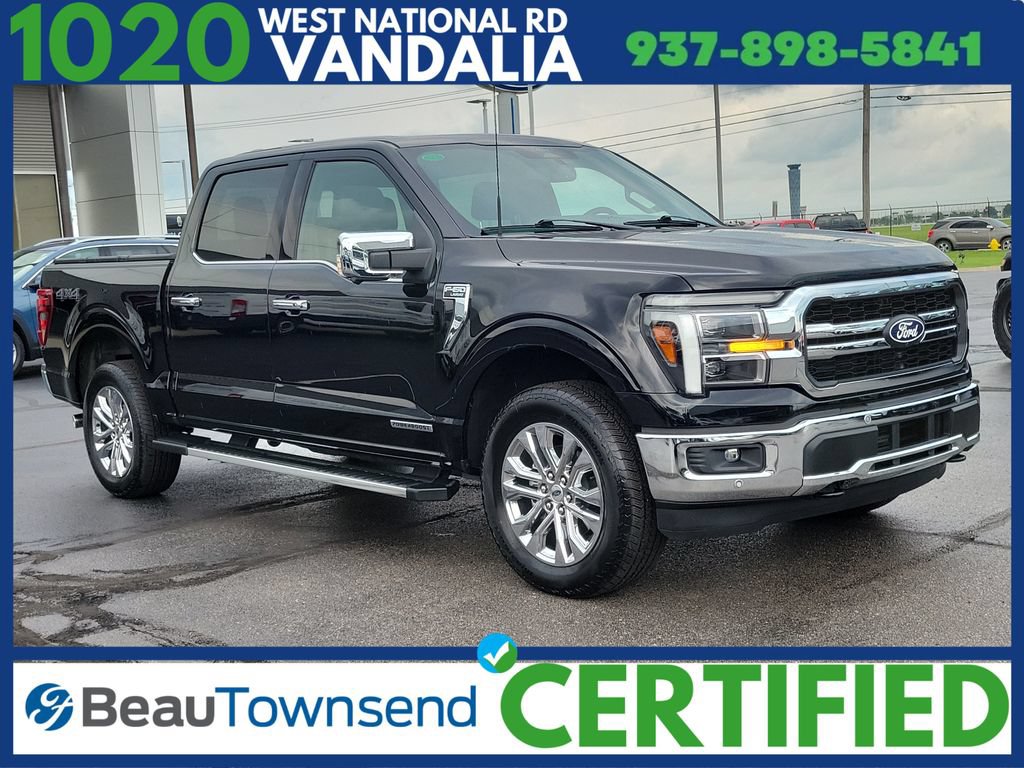 Certified 2025 Ford F150 Lariat w/ Equipment Group 502A High AWD/4WD 360° Tour