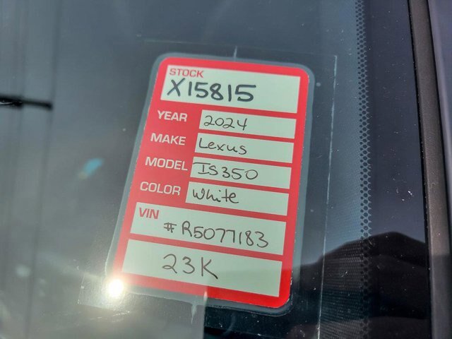 Used 2024 Lexus IS 350 F Sport w/ Memory Package RWD image 32