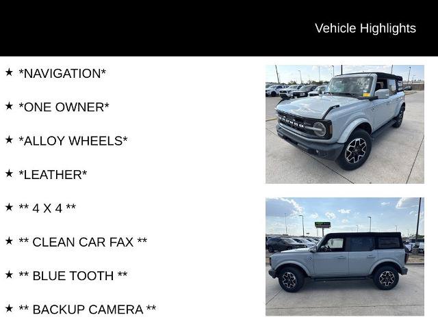 Certified 2024 Ford Bronco Outer Banks AWD/4WD image 4