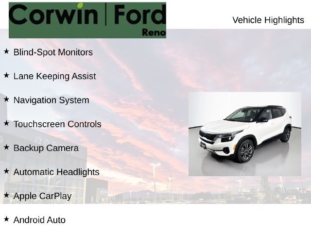 Used 2023 Kia Seltos S w/ Navigation Package FWD image 8