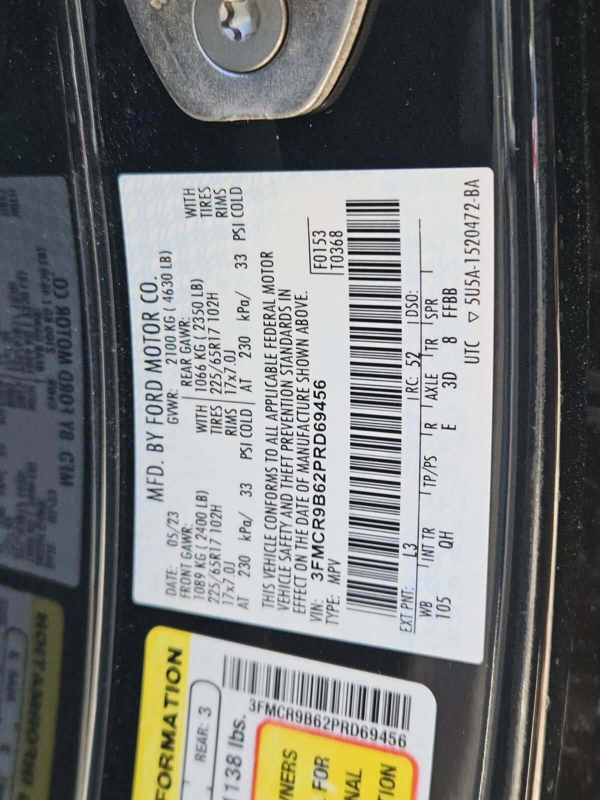 Certified 2023 Ford Bronco Sport Big Bend w/ Convenience Package image 34