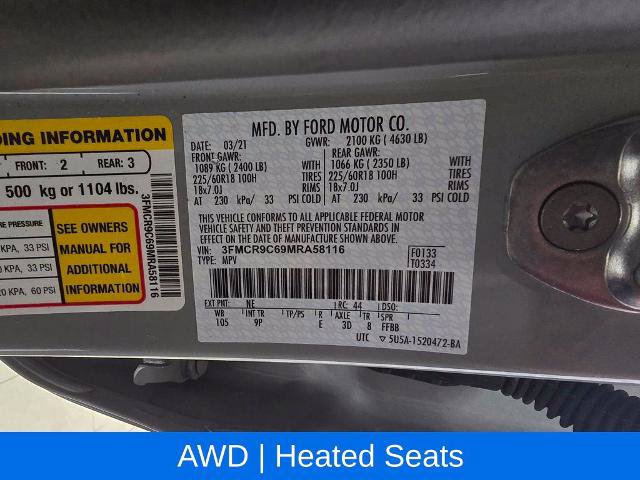 Certified 2021 Ford Bronco Sport Outer Banks AWD/4WD image 25