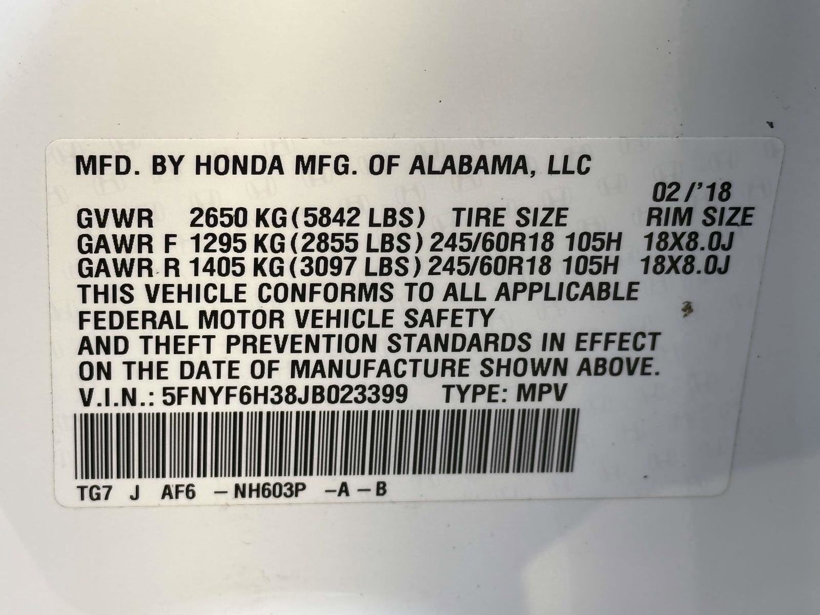 Used 2018 Honda Pilot EX image 30