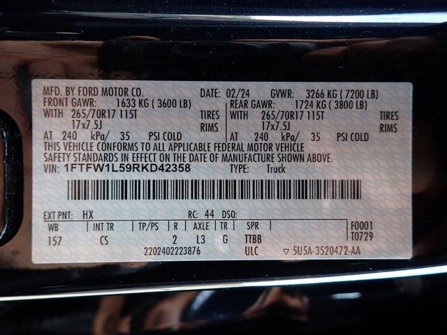 Certified 2024 Ford F150 XL AWD/4WD image 14