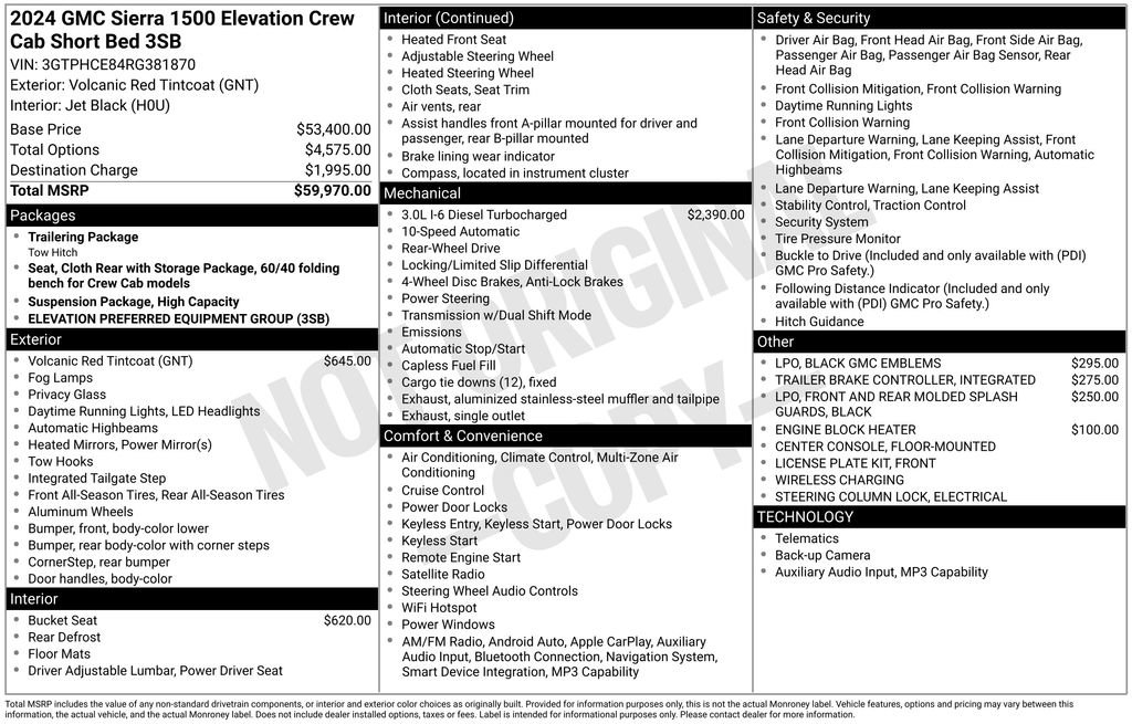 Used 2024 GMC Sierra 1500 Elevation RWD image 7