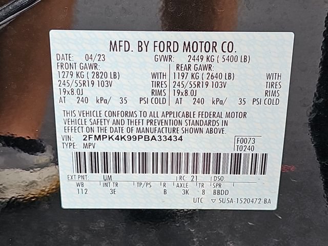 Certified 2023 Ford Edge Titanium AWD/4WD image 37