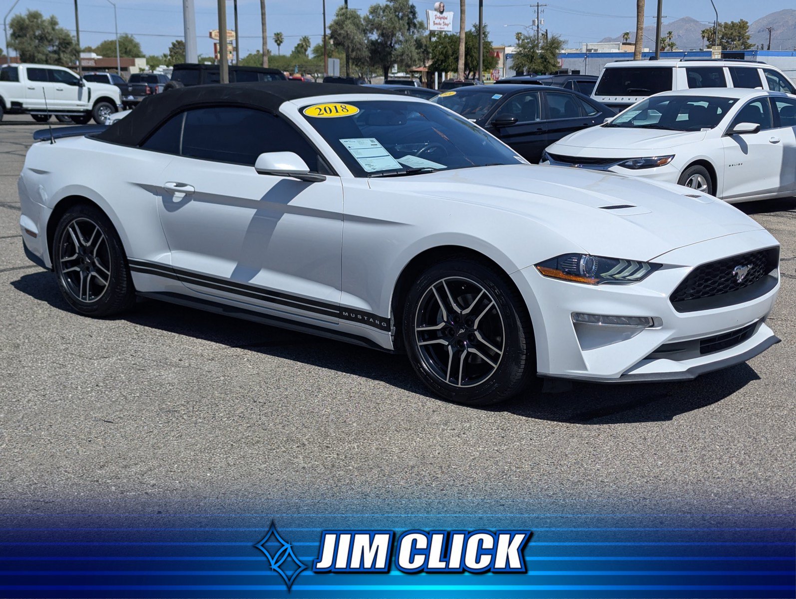 Certified 2018 Ford Mustang Convertible RWD image 1