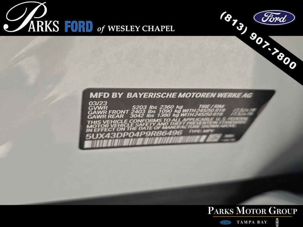 Used 2023 BMW X3 sDrive30i RWD image 35