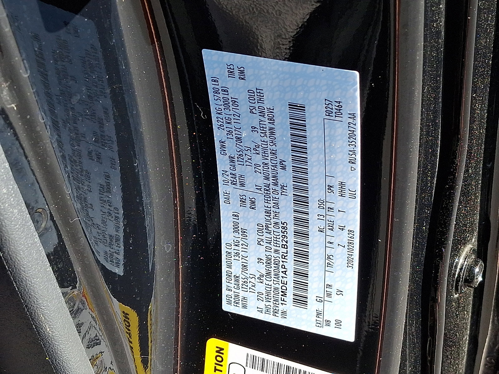 Certified 2024 Ford Bronco Black Diamond AWD/4WD image 28