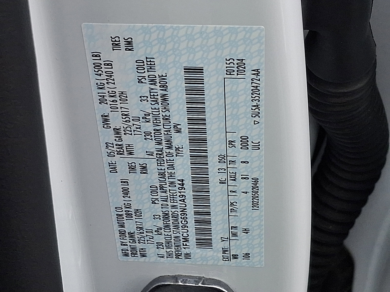 Certified 2022 Ford Escape SE image 26