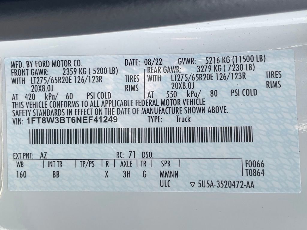 Certified 2022 Ford F350 Platinum w/ FX4 Off-Road Package image 82