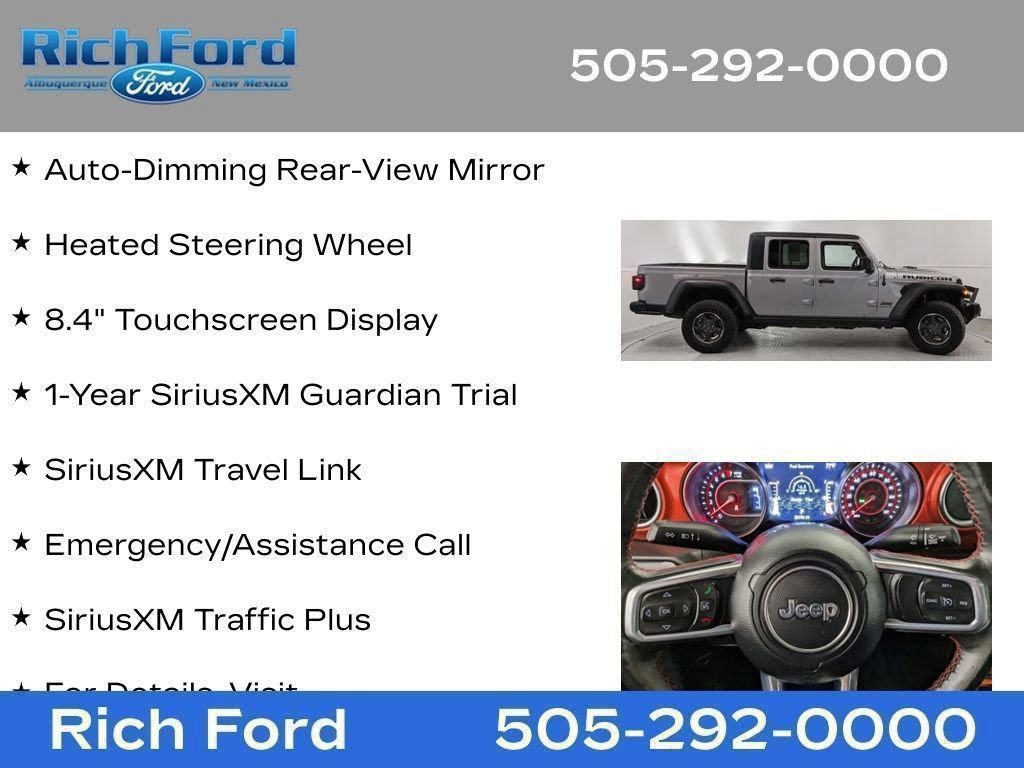 Used 2021 Jeep Gladiator Rubicon AWD/4WD image 63