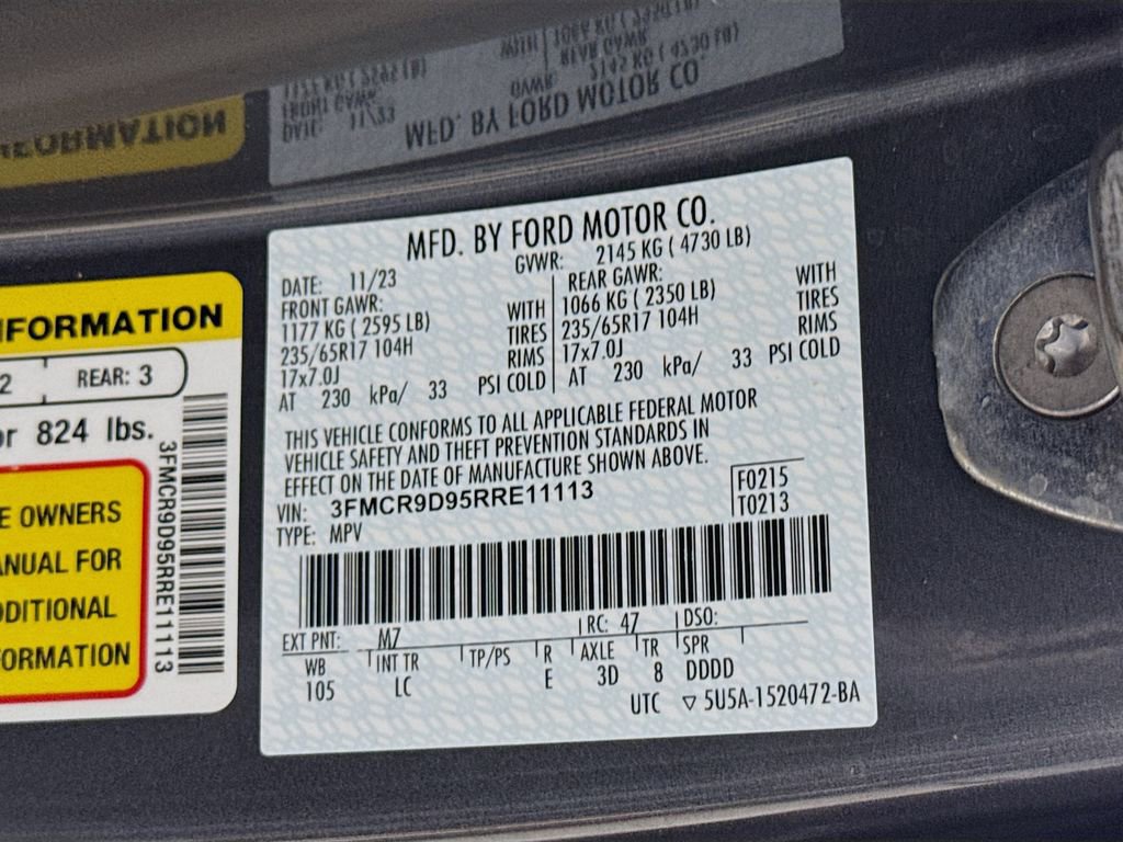 Certified 2024 Ford Bronco Sport Badlands AWD/4WD image 31