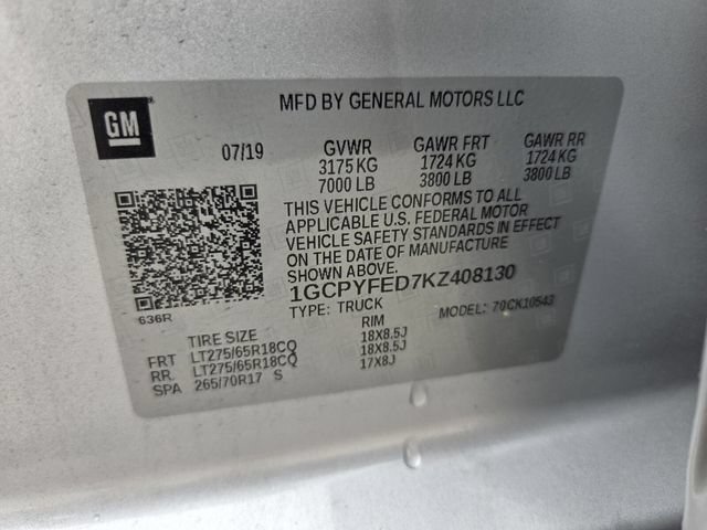 Used 2019 Chevrolet Silverado 1500 LT Trail Boss AWD/4WD image 21