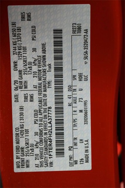 Certified 2020 Ford Ranger XLT w/ Trailer Tow Package image 51