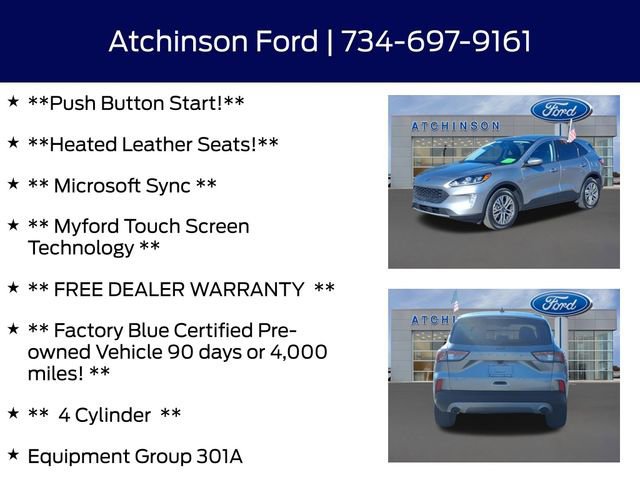 Certified 2022 Ford Escape SEL image 9