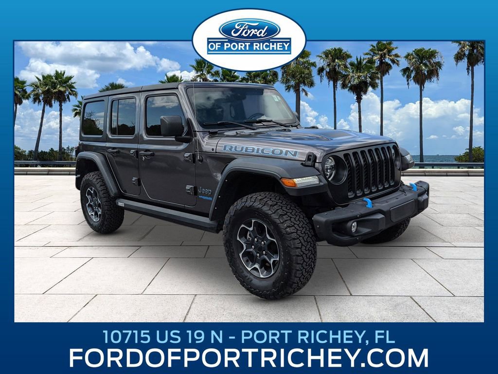 Used 2022 Jeep Wrangler Unlimited Rubicon 4xe w/ Steel Bumper Group