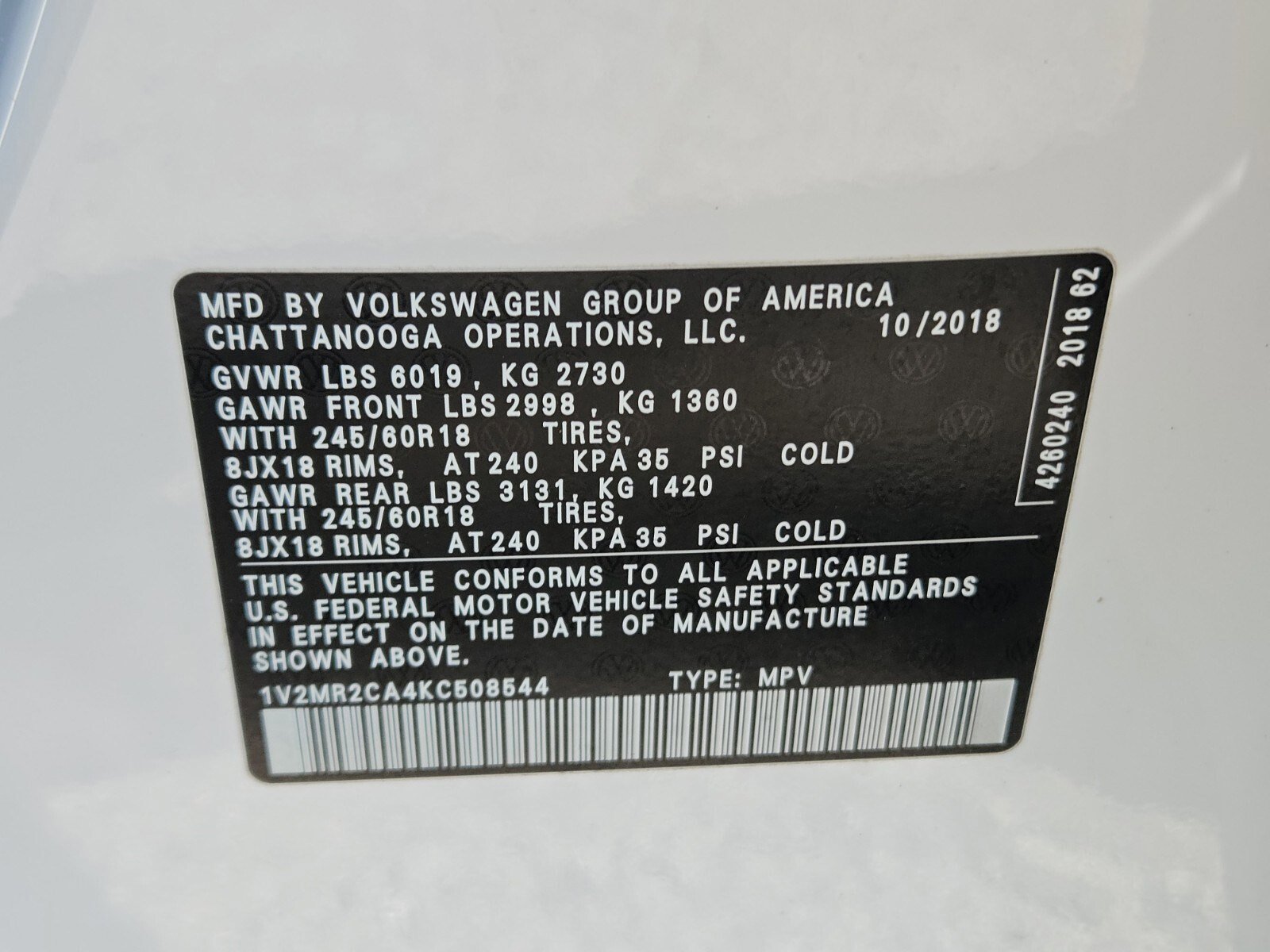 Used 2019 Volkswagen Atlas SEL image 35