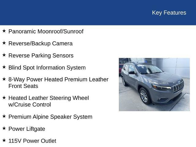 Used 2022 Jeep Cherokee Latitude Lux w/ Sun & Sound Group FWD image 35