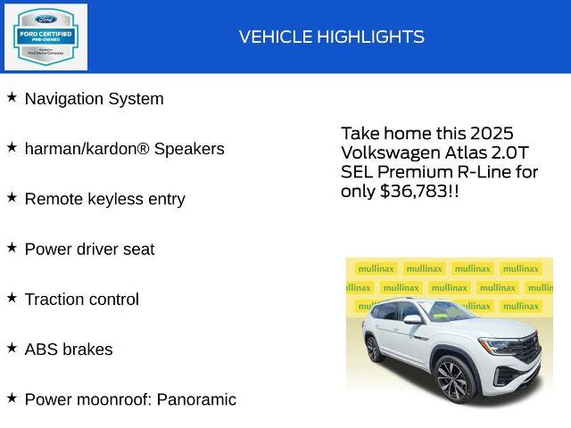 Used 2025 Volkswagen Atlas SEL Premium R-Line AWD/4WD image 17