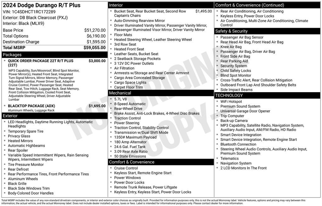 Used 2024 Dodge Durango R/T RWD image 32