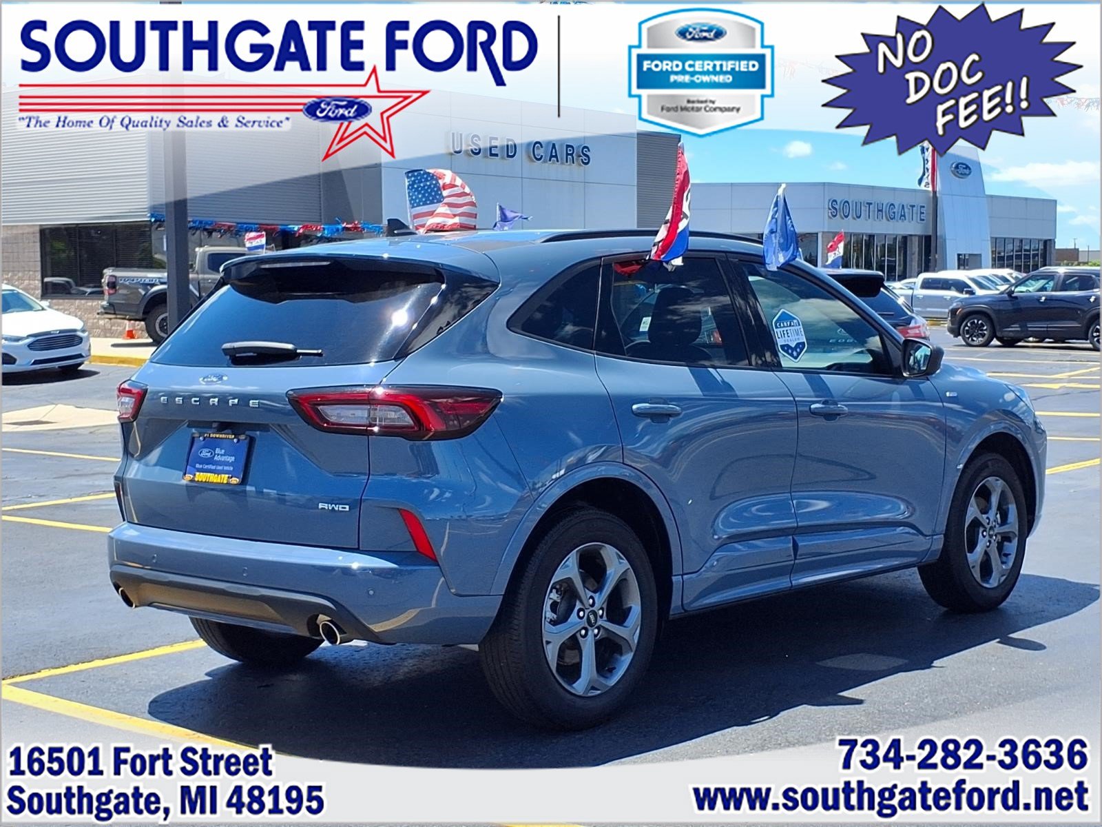 Certified 2024 Ford Escape ST-Line w/ Tech Pack #1 AWD/4WD image 2