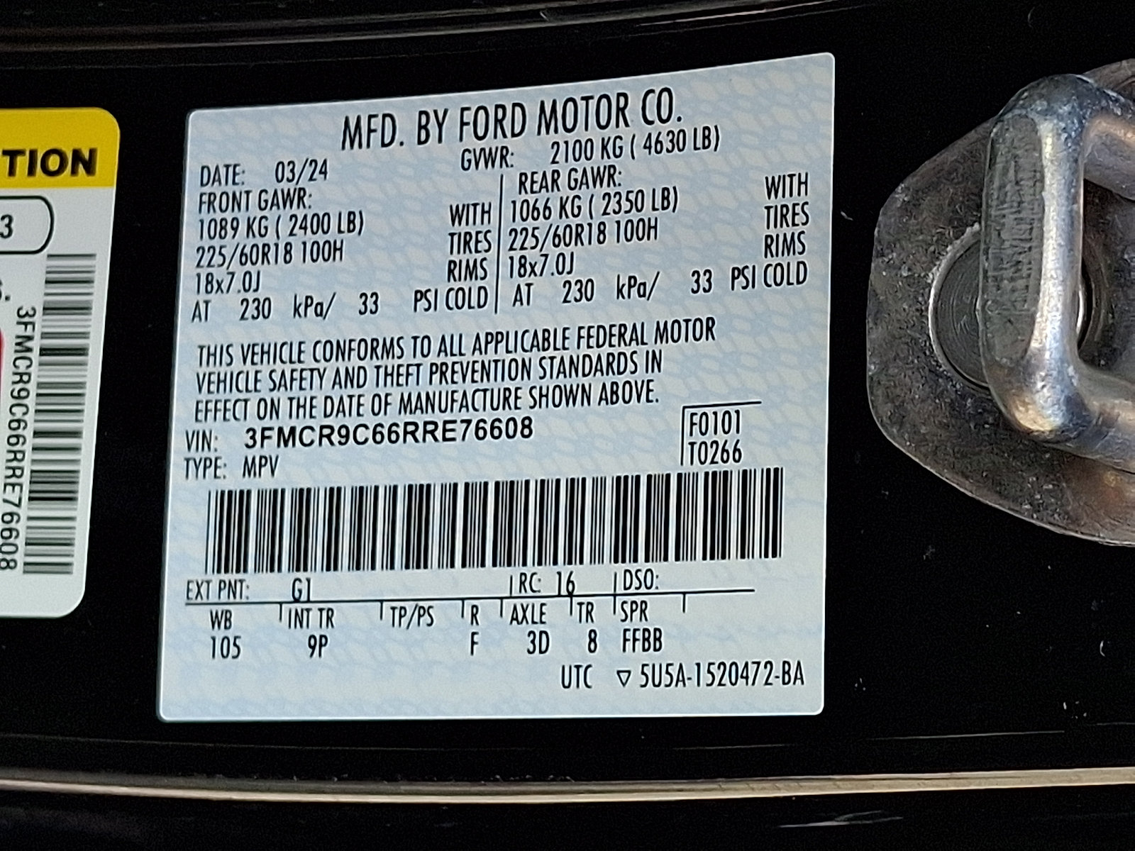 Certified 2024 Ford Bronco Sport Outer Banks w/ Tech Package AWD/4WD image 29