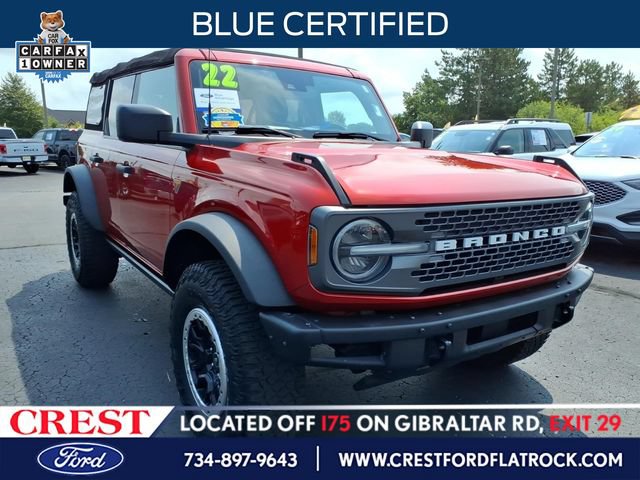 Certified 2022 Ford Bronco Badlands w/ Sasquatch Package