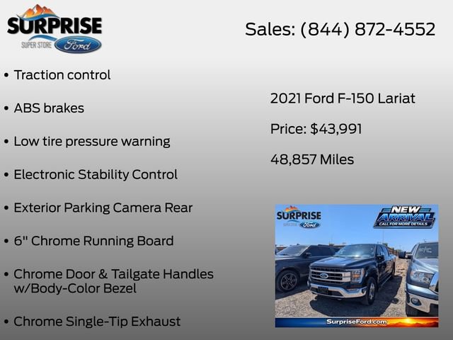 Certified 2021 Ford F150 Lariat AWD/4WD image 22