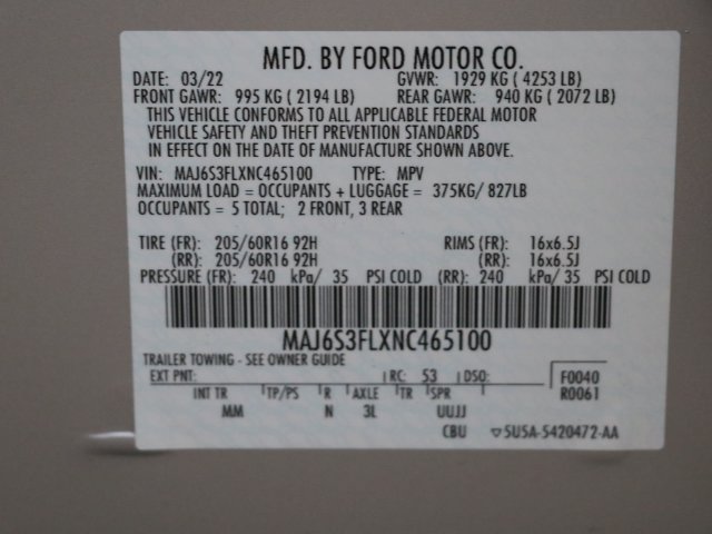 Certified 2022 Ford EcoSport S AWD/4WD image 32