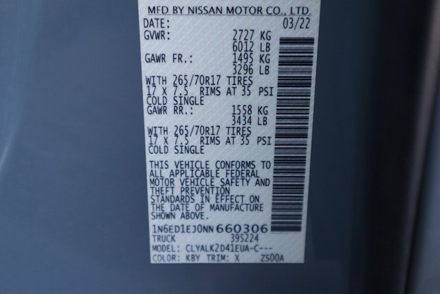 Used 2022 Nissan Frontier Pro-X image 38