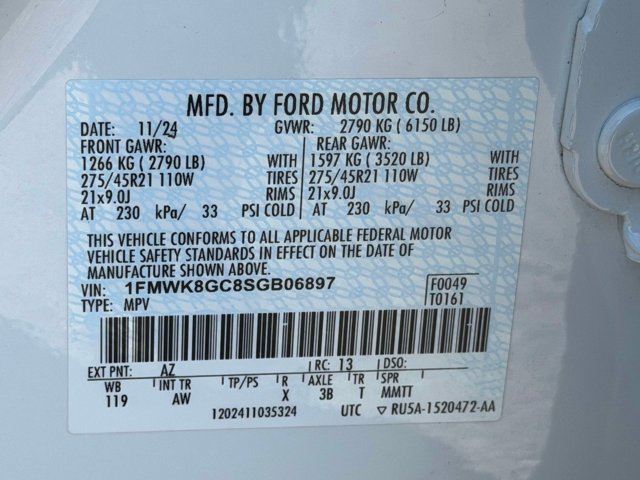 Certified 2025 Ford Explorer ST AWD/4WD image 18
