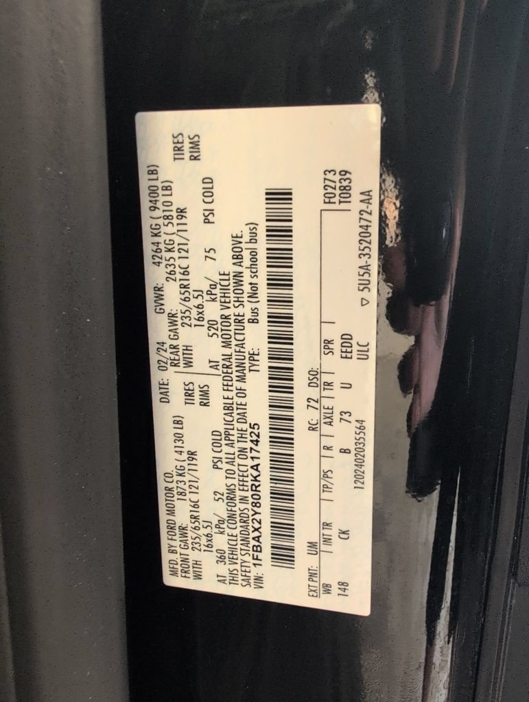 Certified 2024 Ford Transit 350 XLT RWD image 41