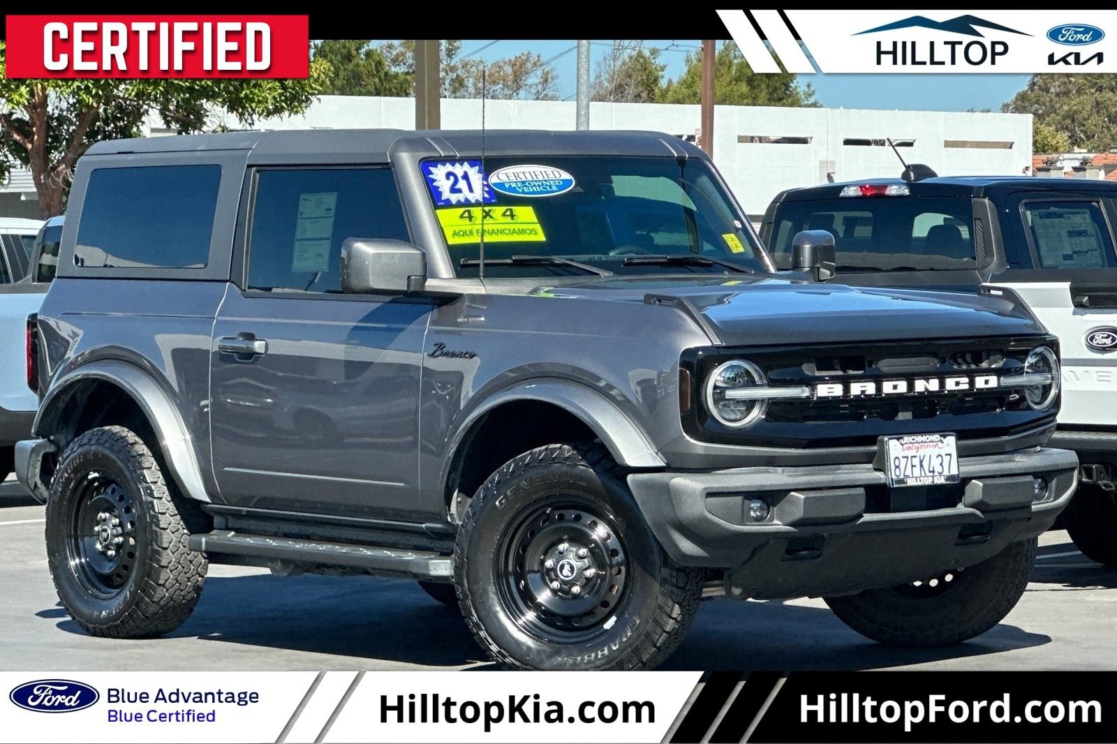 Certified 2021 Ford Bronco Outer Banks AWD/4WD video 1