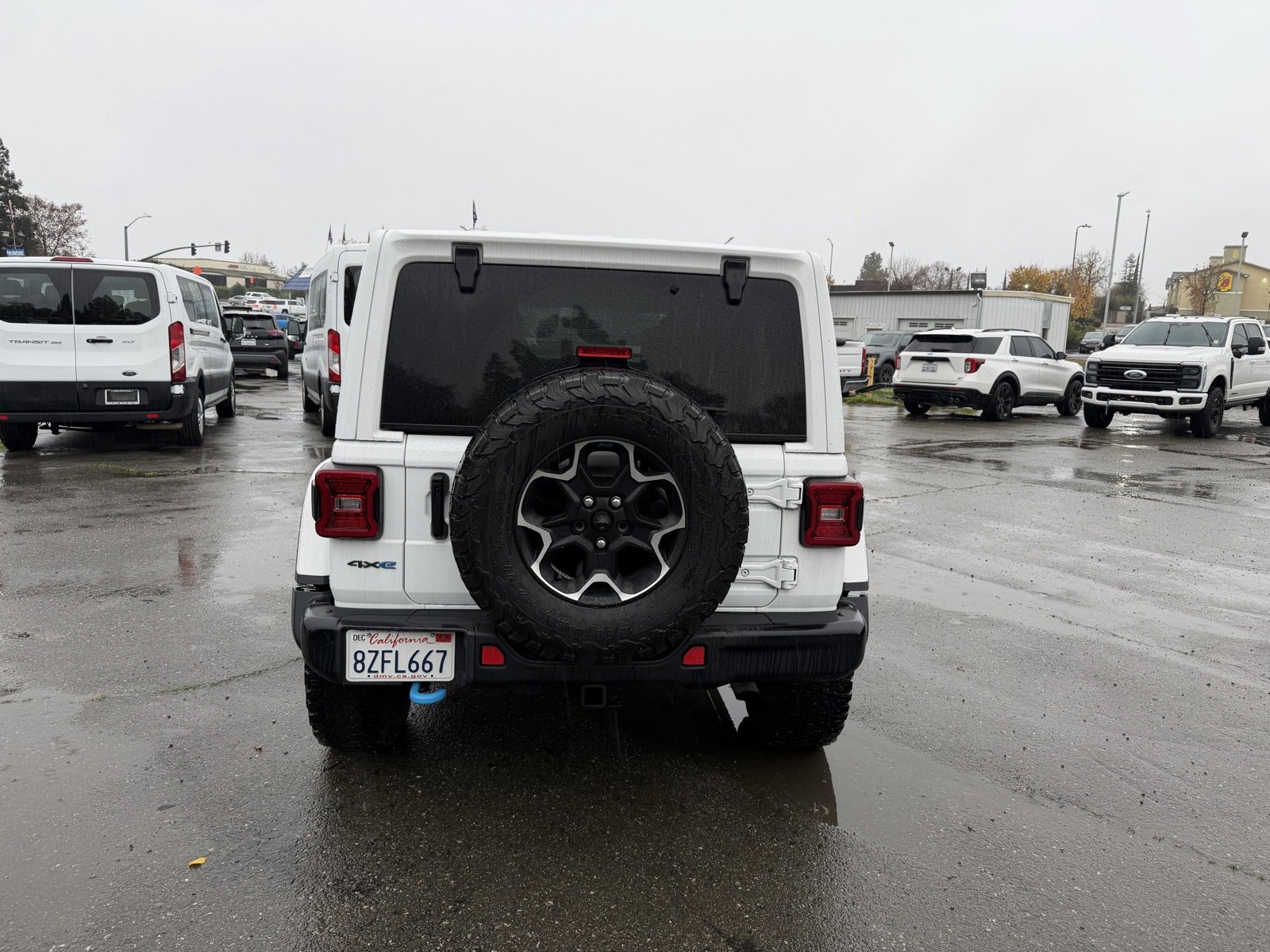 Used 2021 Jeep Wrangler Unlimited Rubicon 4xe w/ Steel Bumper Group image 4