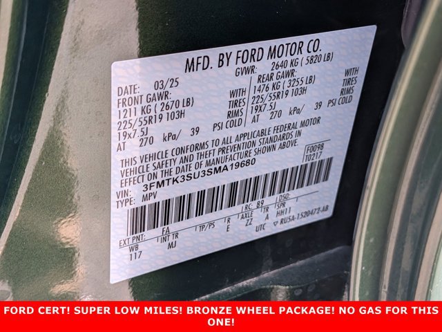 Certified 2025 Ford Mustang Mach-E Premium AWD/4WD image 28