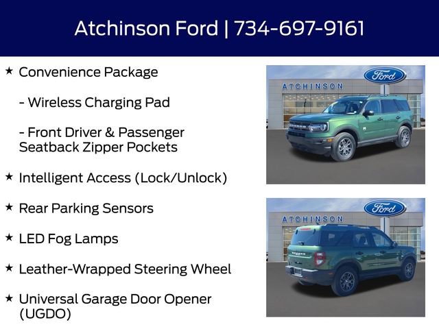 Certified 2023 Ford Bronco Sport Big Bend w/ Convenience Package AWD/4WD image 16