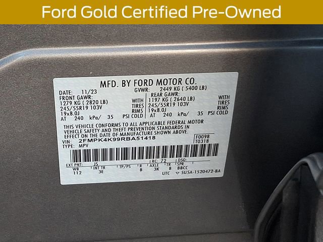 Certified 2024 Ford Edge Titanium image 31