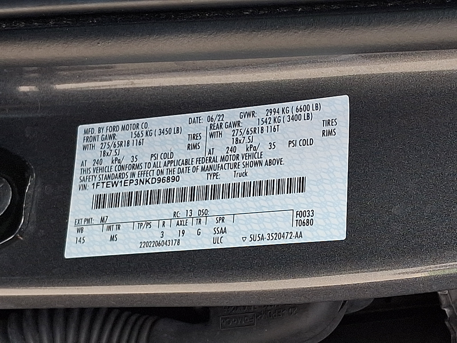 Certified 2022 Ford F150 XLT w/ Equipment Group 302A High AWD/4WD image 28