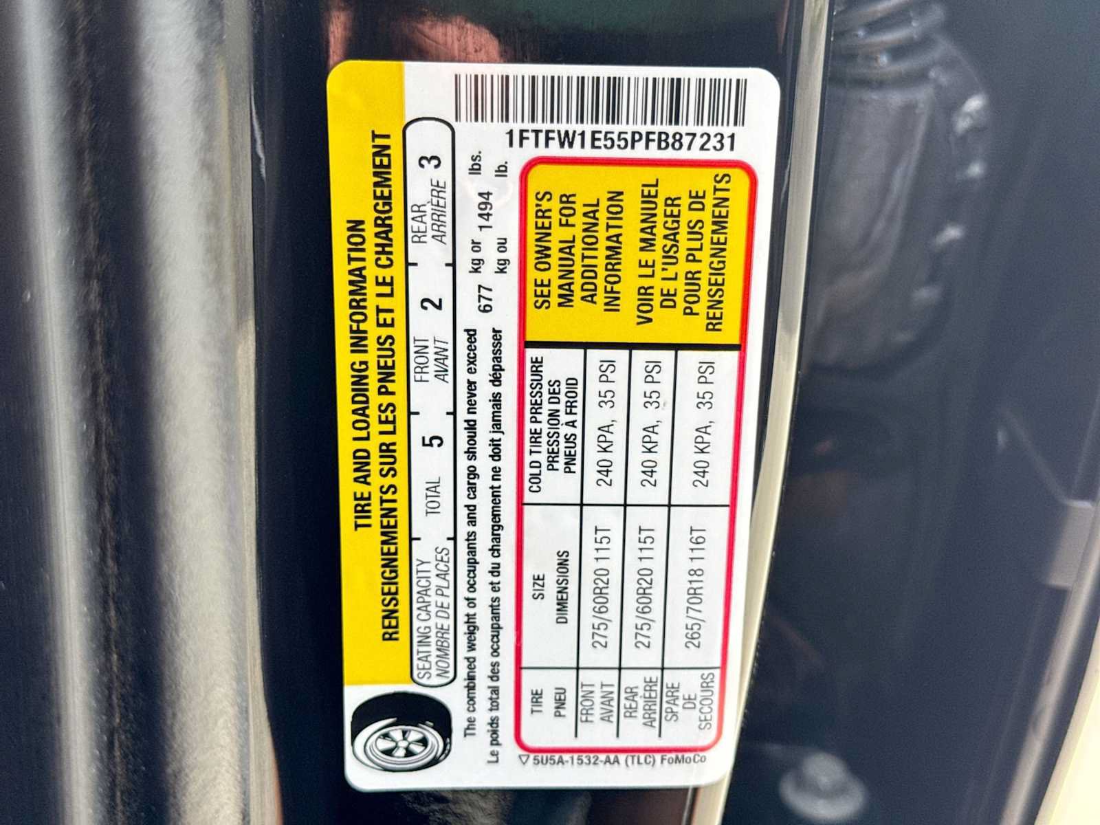 Certified 2023 Ford F150 Lariat w/ Equipment Group 502A High AWD/4WD image 35