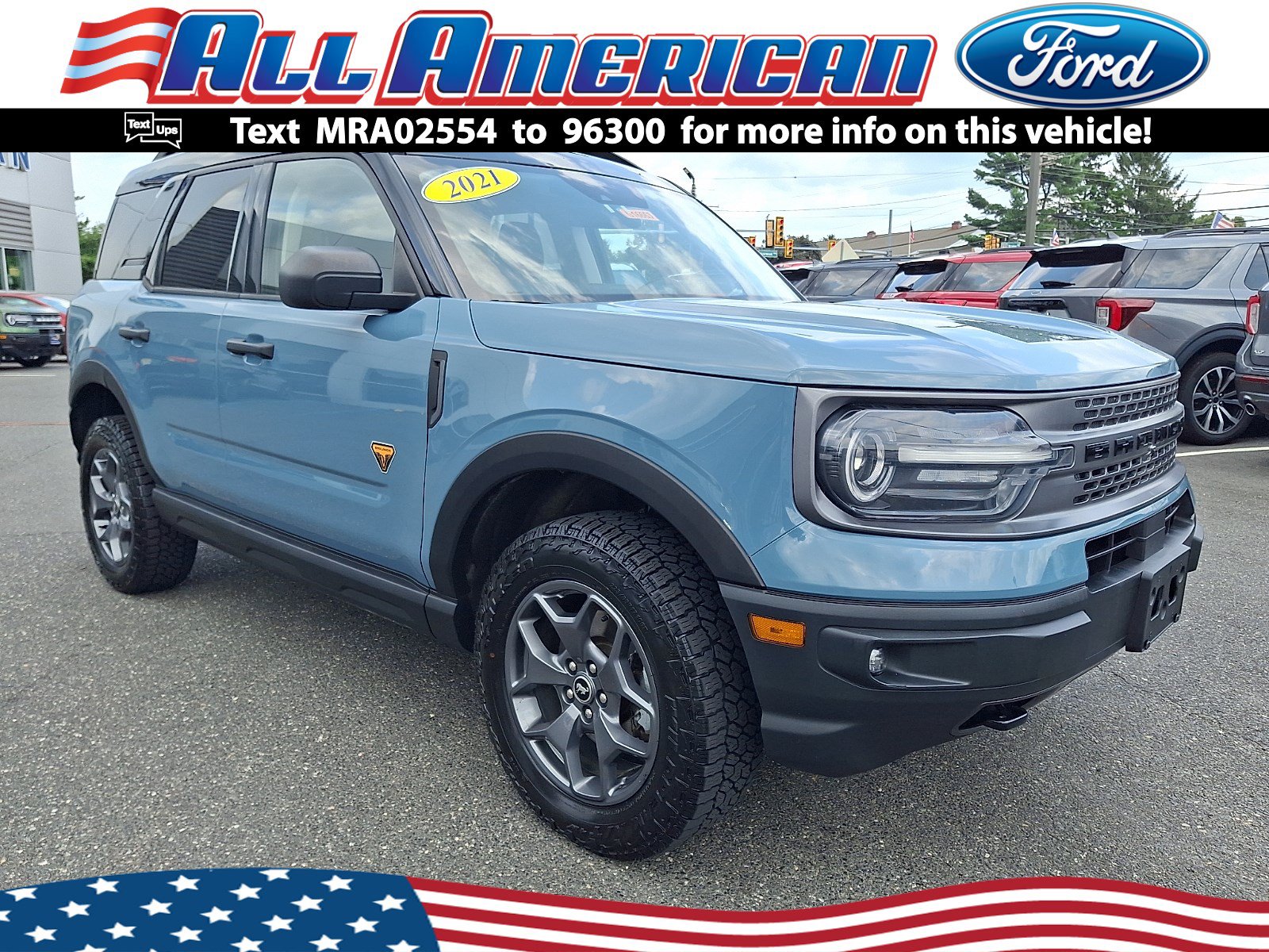 Certified 2021 Ford Bronco Sport Badlands