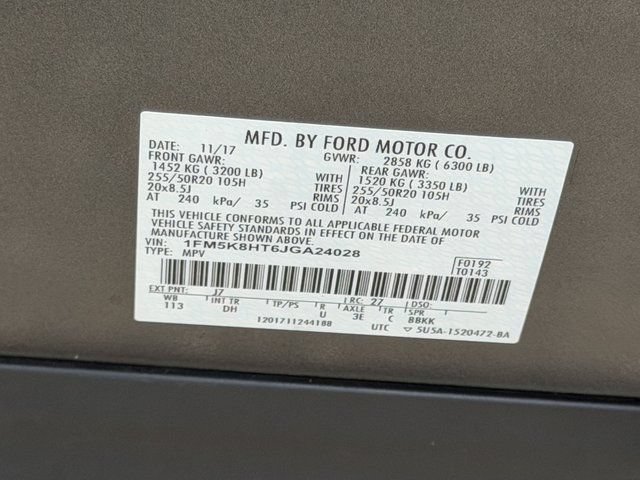 Certified 2018 Ford Explorer Platinum AWD/4WD image 30