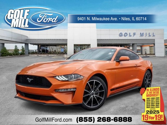 Certified 2021 Ford Mustang Coupe w/ Wheel & Stripe Package RWD image 1