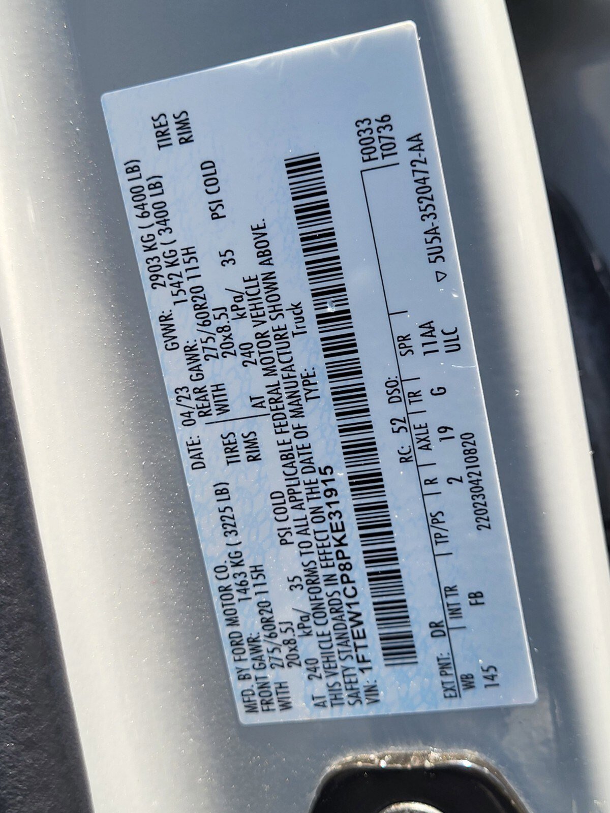 Certified 2023 Ford F150 XLT w/ Equipment Group 302A High RWD image 35