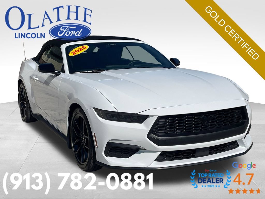 Certified 2025 Ford Mustang Convertible w/ Mustang Nite Pony Package RWD image 8