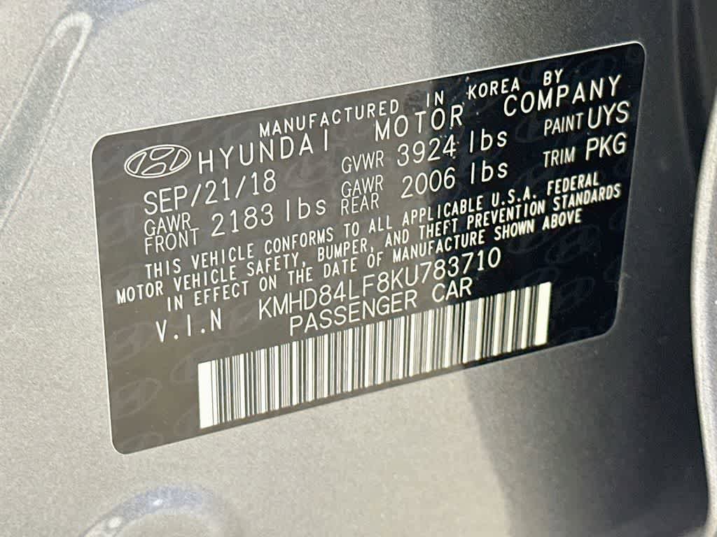 Used 2019 Hyundai Elantra Value Edition FWD image 22